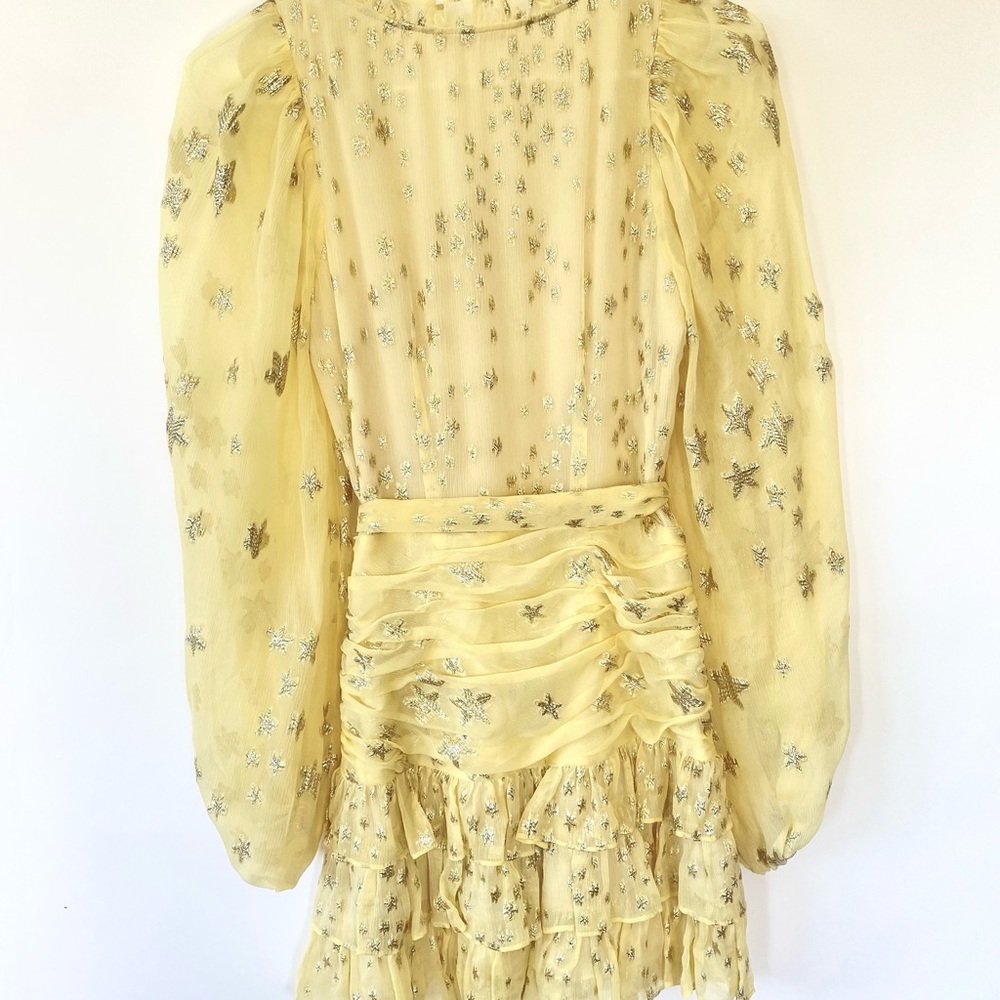 LoveShackFancy Tiered Ruffle Chiffon Mini Dress – Size 0 - Picture 11 of 11